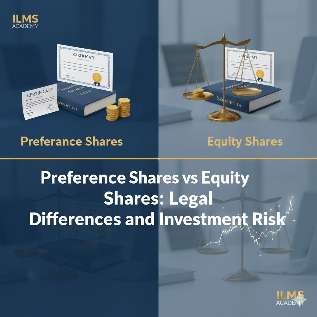 Preference Shares vs Equity Shares: Legal Differences and Investment Risks