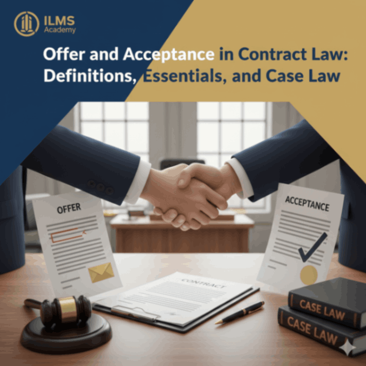 Offer and Acceptance in Contract Law: Definitions, Essentials, and Case Law