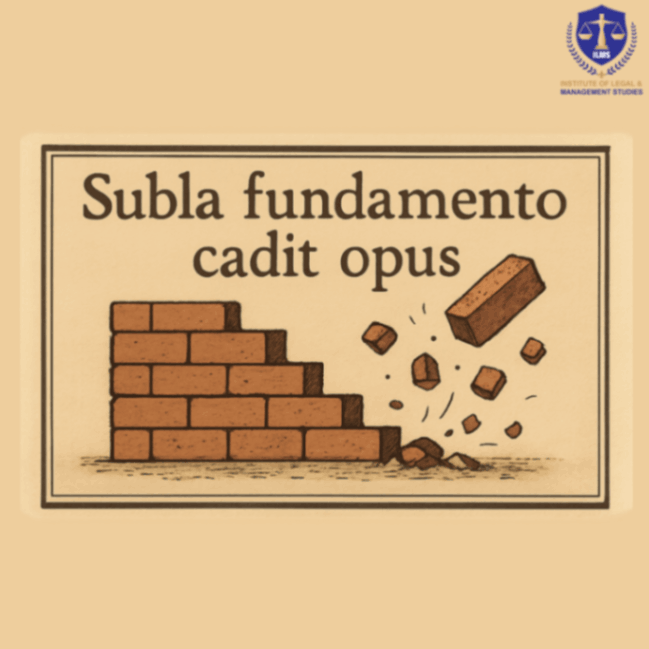 Subla Fundamento Cadit Opus Explained: Meaning, Origin, Case Law & Legal Applications