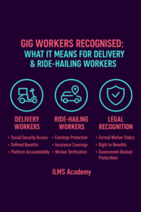 Gig Workers Recognised: What It Means for Delivery & Ride-Hailing Workers