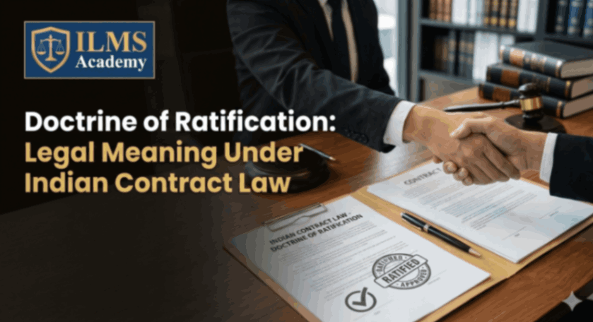 Doctrine of Ratification: Legal Meaning Under Indian Contract Law