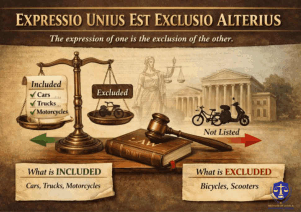 Expressio Unius Est Exclusio Alterius
