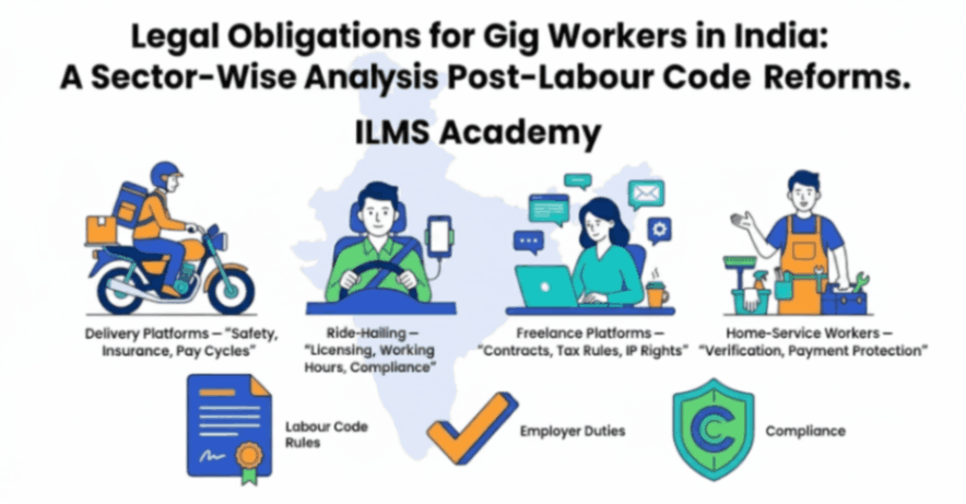 Legal Obligations for Gig Workers in India: A Sector-Wise Analysis Post-Labour Code Reforms