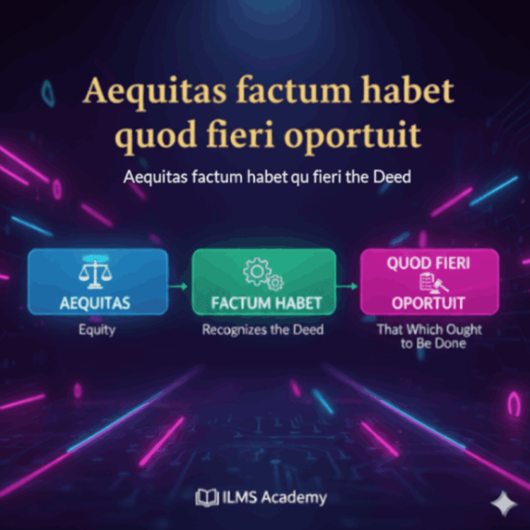 Aequitas Factum Habet Quod Fieri Oportuit: Legal Maxim That Defines the Spirit of Equity