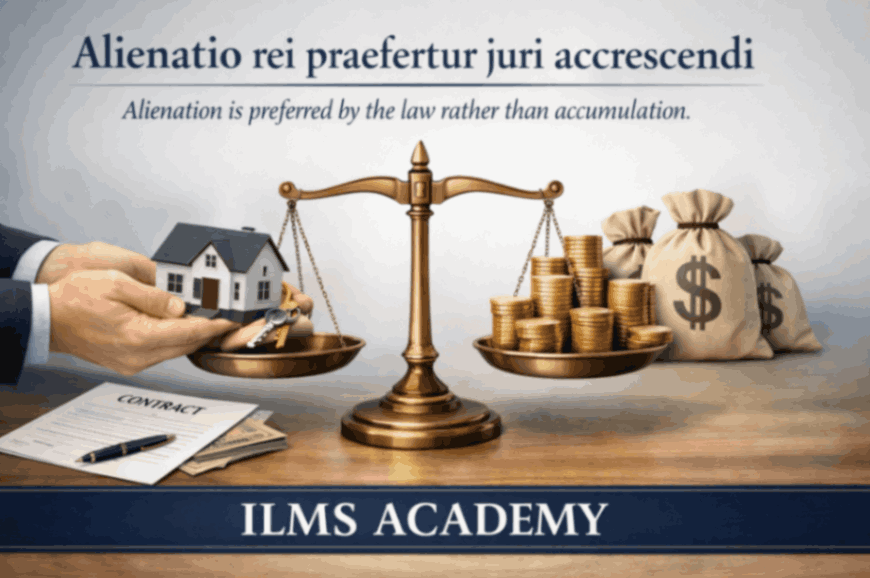 Alienatio Rei Praefertur Juri Accrescendi Explained: Meaning, Inheritance Law & Modern Relevance 