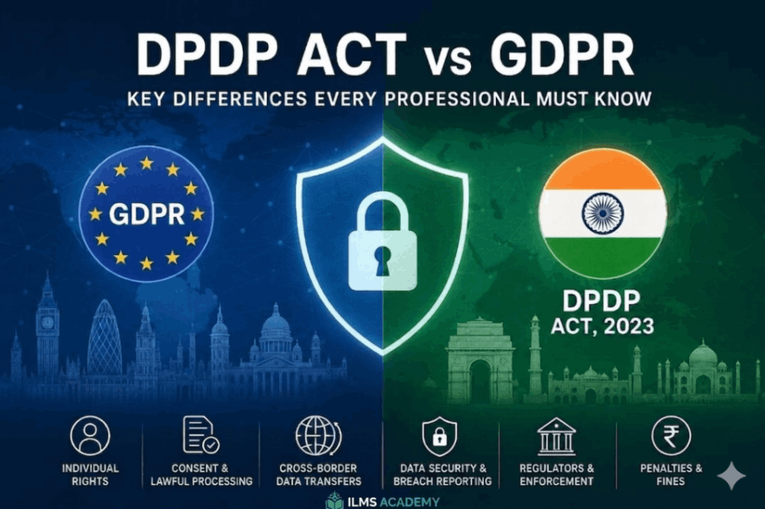 DPDP Act vs GDPR: Key Differences Every Professional Must Know    
