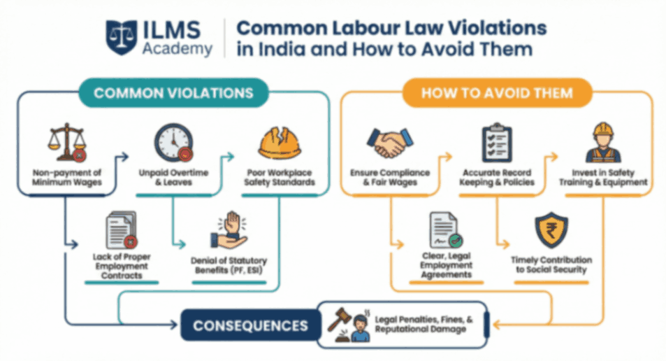 Common Labour Law Violations in India and How to Avoid Them