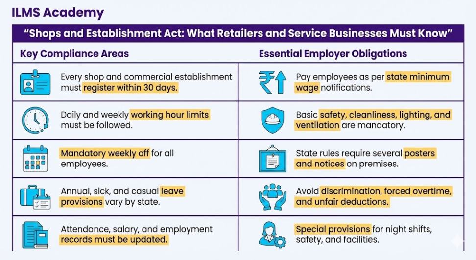 Shops and Establishment Act: What Retailers and Service Businesses Must Know
