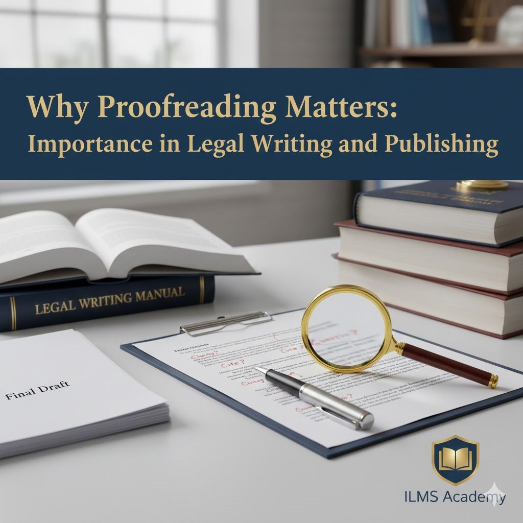 Why Proofreading Matters: Importance in Legal Writing and Publishing