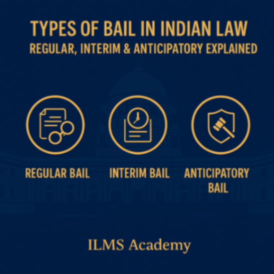 Types of Bail in Indian Law: Regular, Interim, and Anticipatory Explained