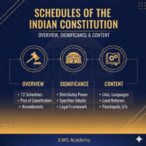 Schedules of the Indian Constitution: Overview, Significance, and Content