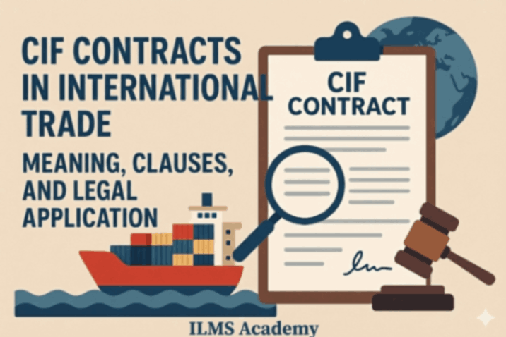 CIF Contracts in International Trade: Meaning, Clauses, and Legal Application