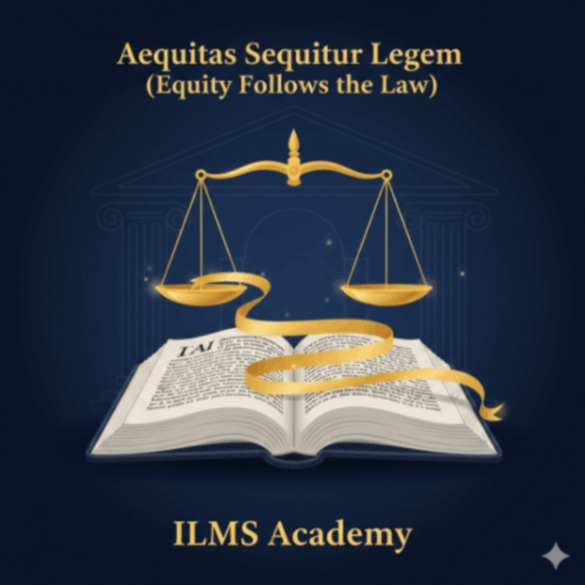 Aequitas Sequitur Legem Explained: Meaning, Origin, Case Law & Modern Applications | Equity Follows the Law