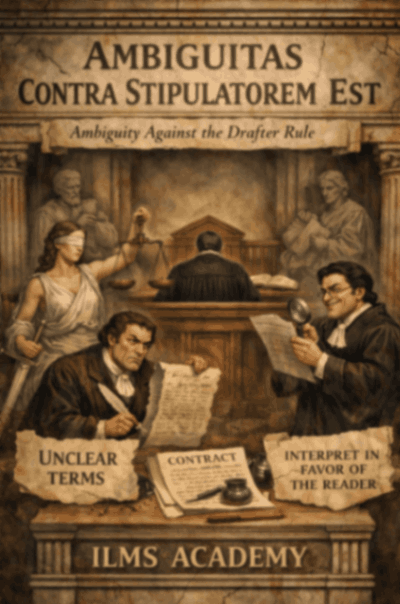 Ambiguitas Contra Stipulatorem Est Explained: Meaning, Contract Interpretation & Case Law | Ambiguity Against the Drafter Rule